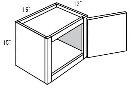 Yarmouth Slab - Wall Single Door 15" Tall