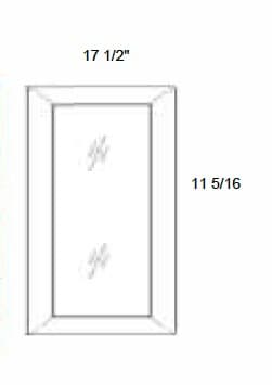 Petit - No Mullion Style Clear Glass Single Door