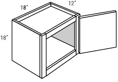 Yarmouth Slab - Wall Single Door 18" Tall