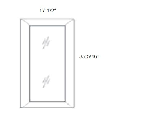 Petit - No Mullion Style Clear Glass Single Door
