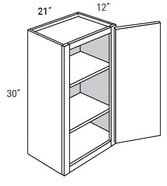 Amesbury Recessed - Wall Single Door 30" Tall