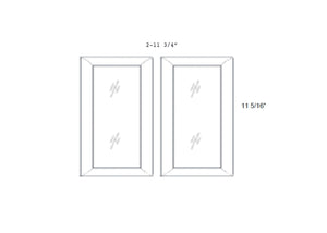 Petit - No Mullion Style Clear Glass Butt Doors