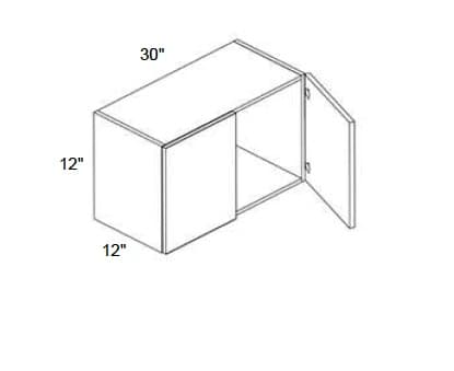 Alvic - Wall Double Doors W/ 2 Butt Doors 12" Tall