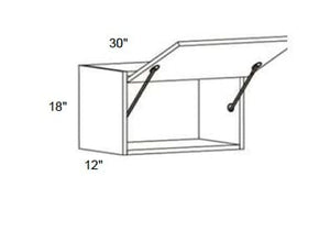 Trends - Wall Single Door Lift Up Cabinet 18