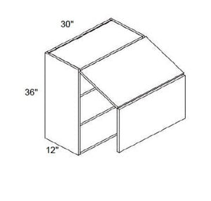 Alvic - Wall Double Door Lift Up Cabinet 36