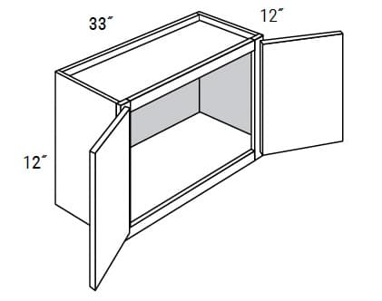 Yarmouth Slab - Wall Double Doors W/ 2 Butt Doors 12" Tall