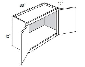 Amesbury Recessed - Wall Double Doors W/ 2 Butt Doors 12