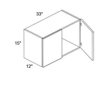 Trends - Wall Double Doors W/ 2 Butt Doors 15" Tall