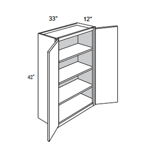 Yarmouth Slab - Wall Double Doors W/Butt Doors 42