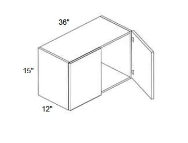 Trends - Wall Double Doors W/ 2 Butt Doors 15" Tall
