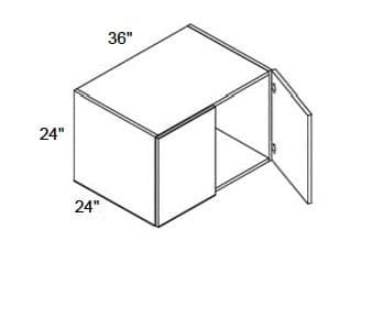Alvic - Wall Cabinets 2 Doors 24" Deep & Butt Doors