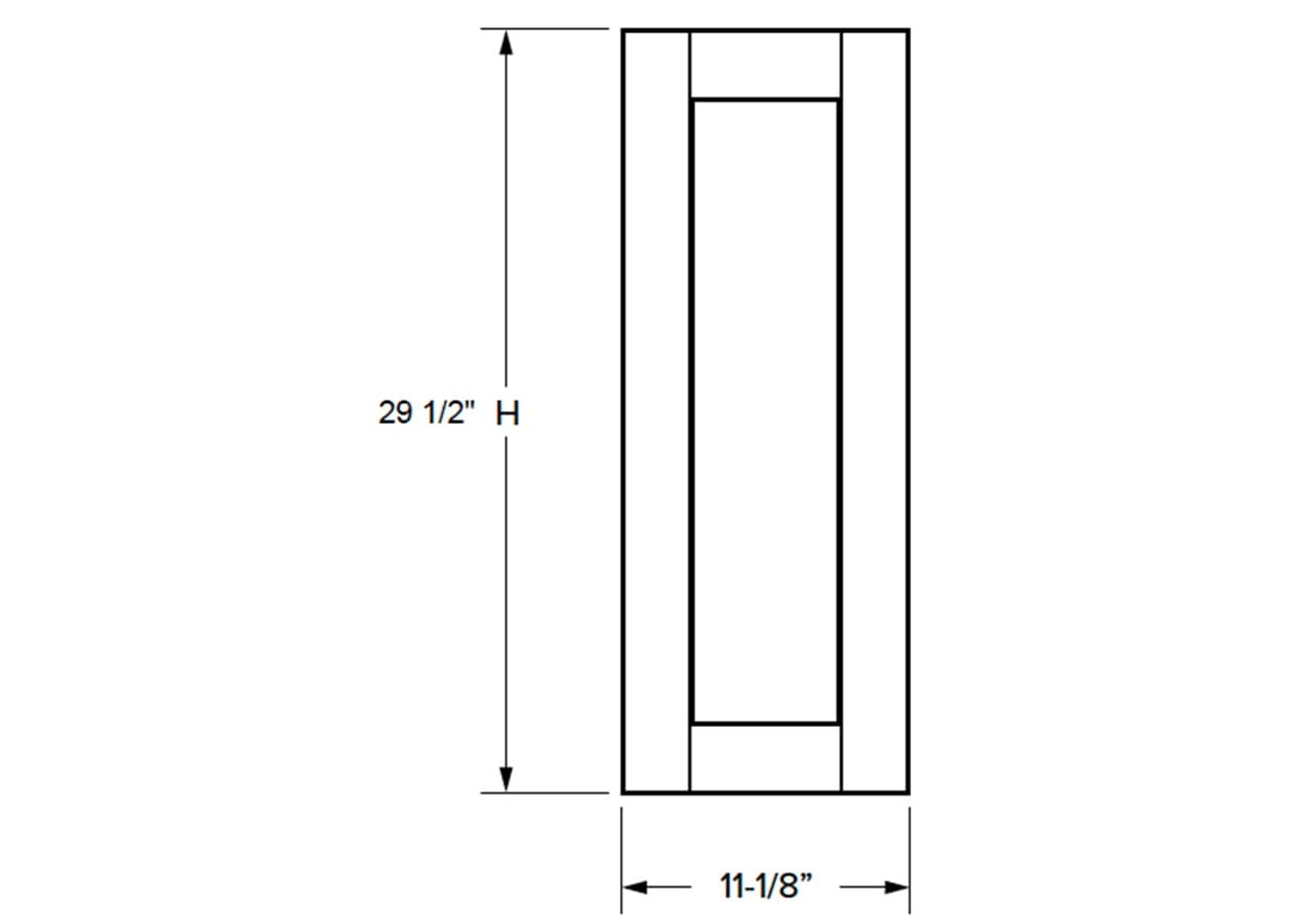 California - Wall Decorative End Panel