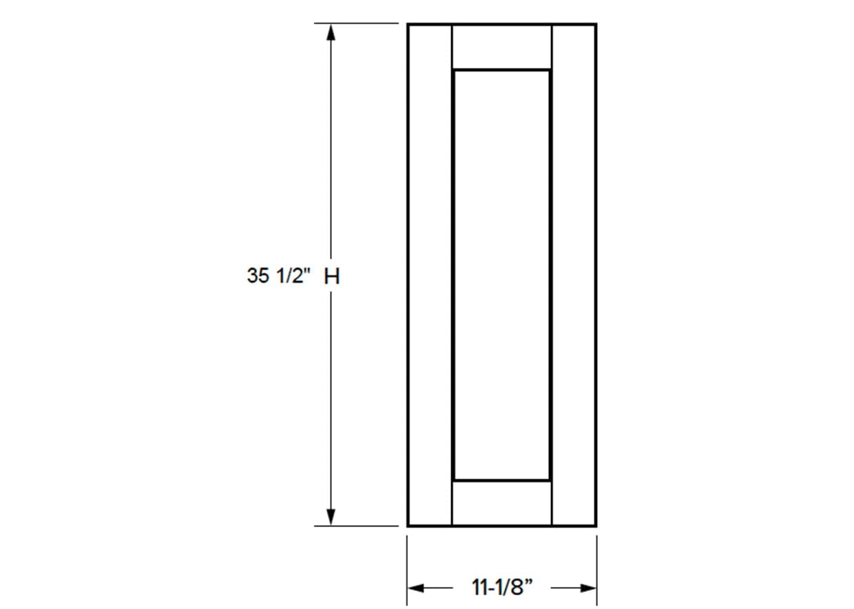 California - Wall Decorative End Panel