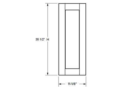 California - Wall Decorative End Panel