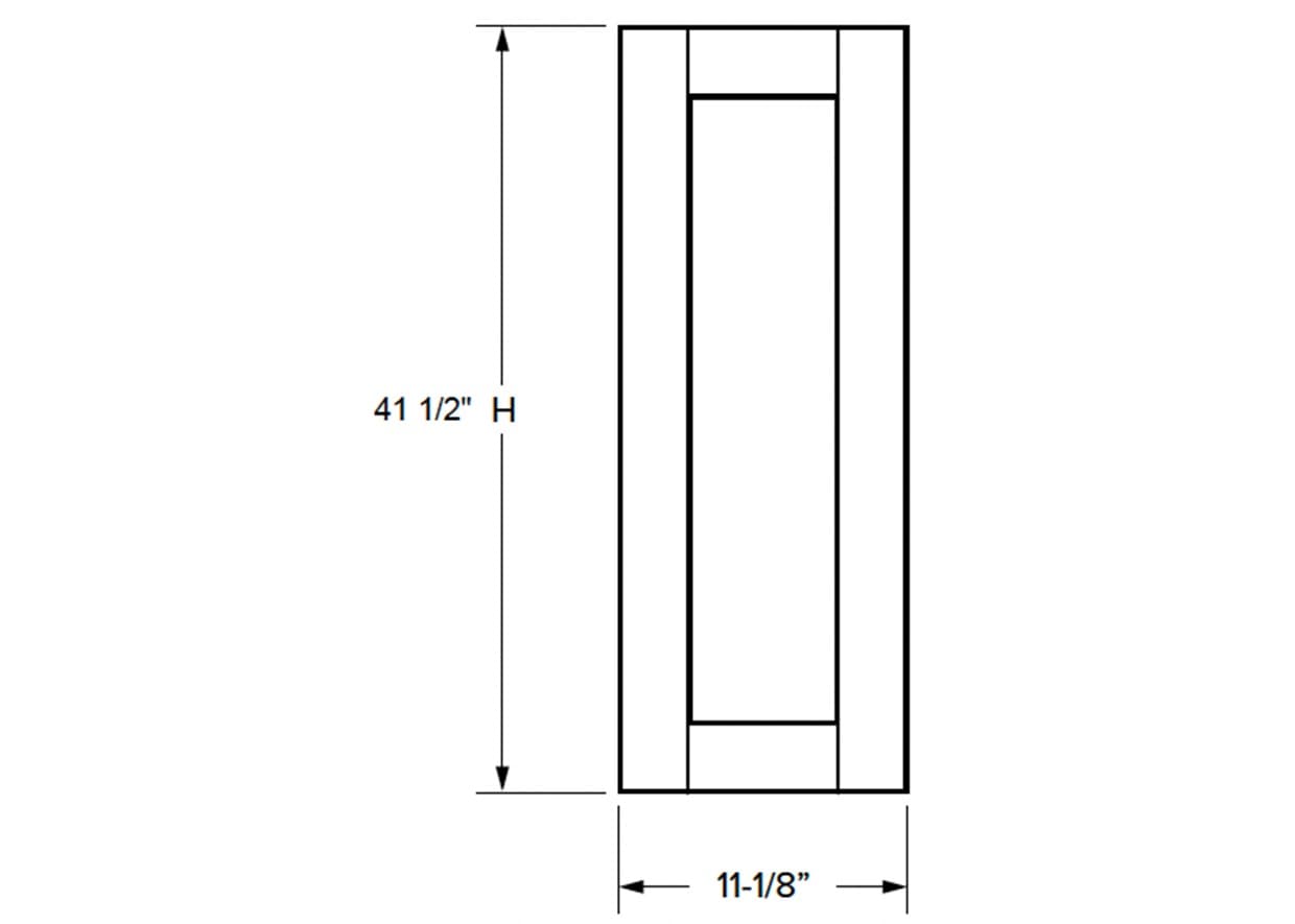 California - Wall Decorative End Panel
