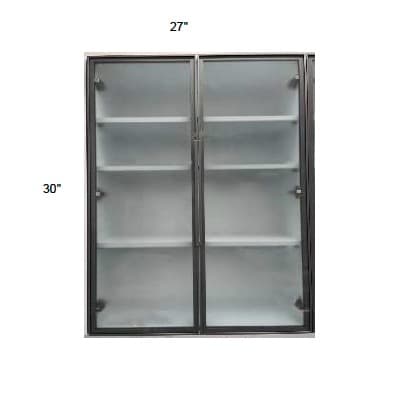 Trends - Double Metal Glass Doors W/ Frosted Glass (sold in pairs)